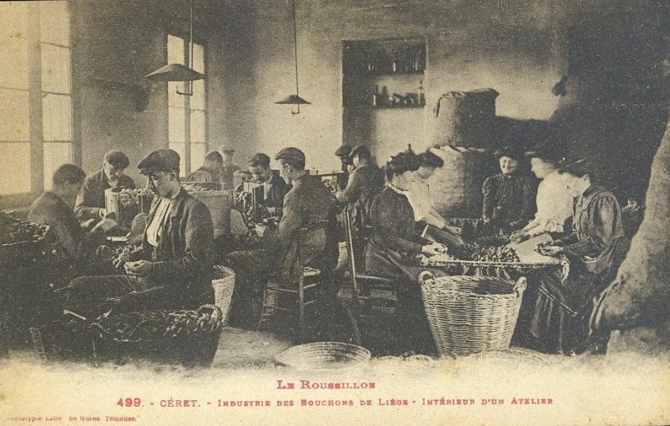 fabrique de bouchons de liège de CERET