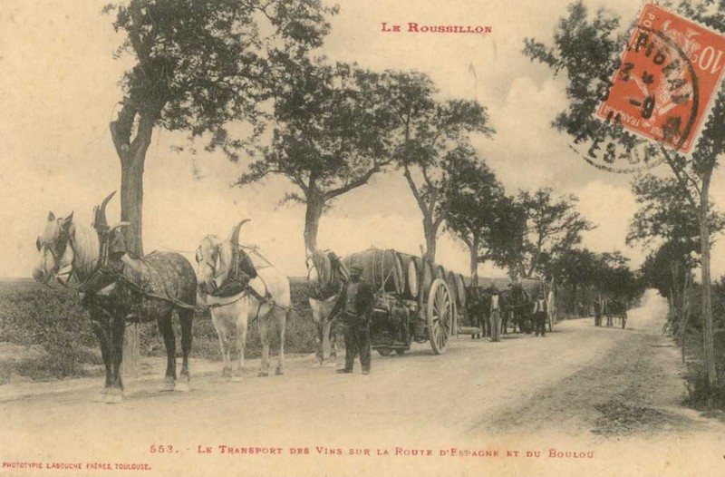 route d'espagne et du Boulou (Roussillon)