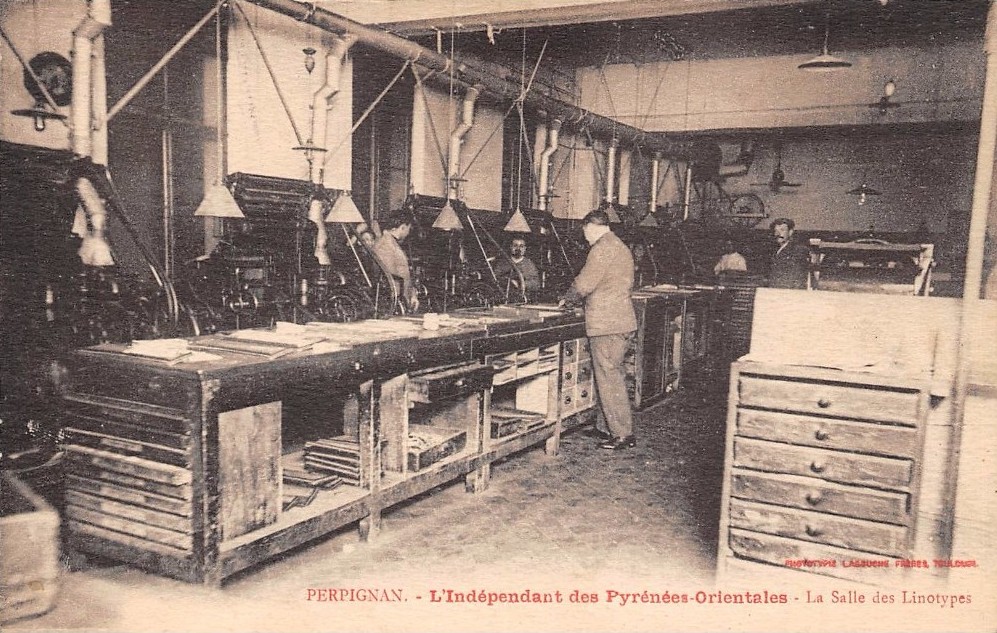 la salle des linotypes