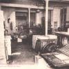 salle des presses en blanc