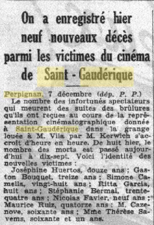 Article explicatif incendie le petit parisien 8dec 1934 1